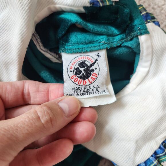 Good Lads vintage holiday special occasion velvet green dress size 18 months - Picture 2 of 12